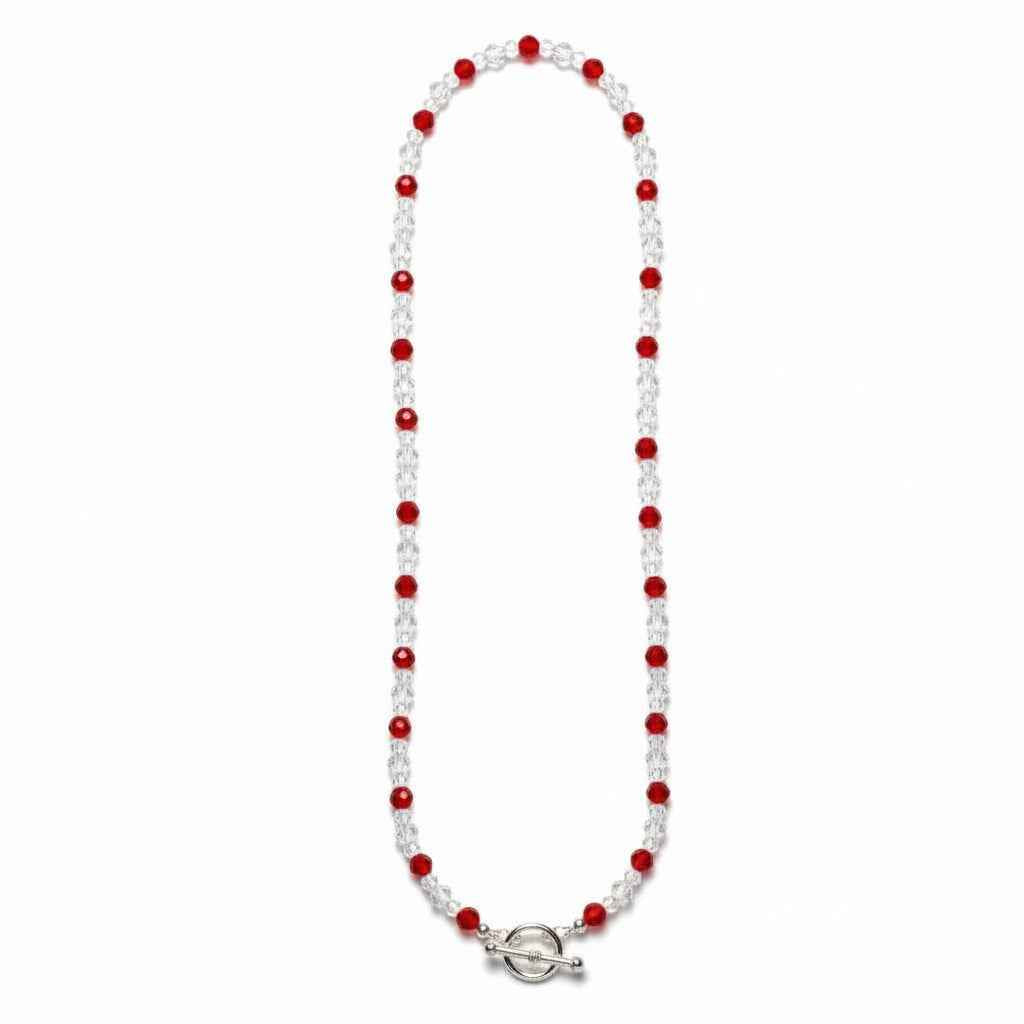 Red and Clear Necklace