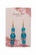 Blue Glass Earrings