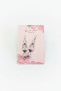 Clear Glass Earrings